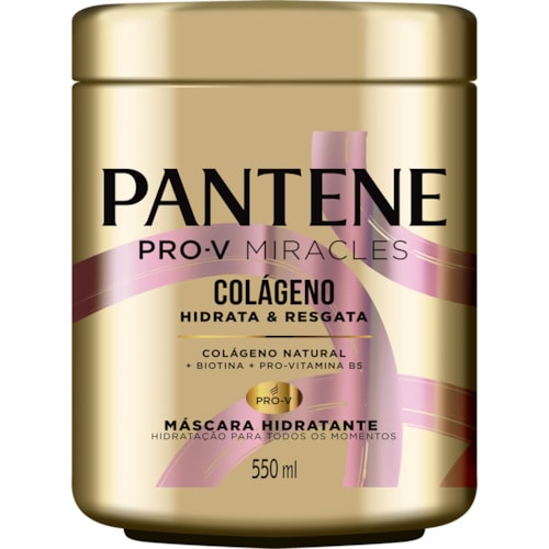 Máscara Pantene Hidratante Colágeno 550ml