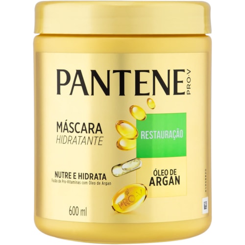 Máscara Pantene Hidratante Restauração 600ml
