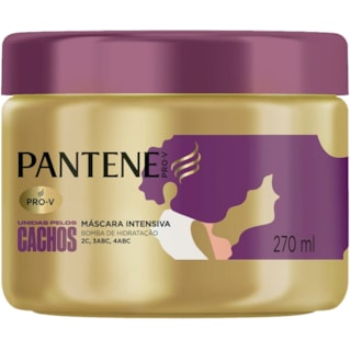 Máscara Pantene Unidas Pelos Cachos 270ml