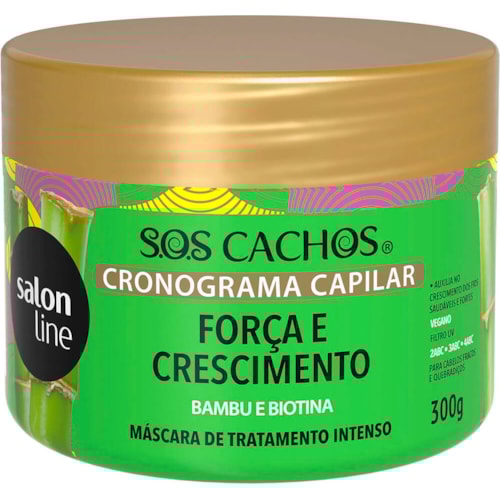 Máscara Salon Line SOS Cronograma Força e Crescimento 300g