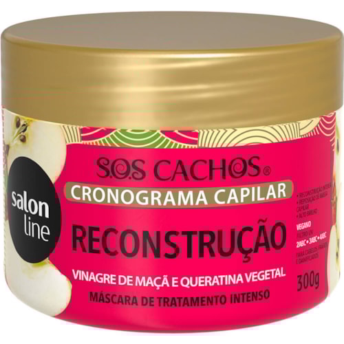 Máscara Salon Line SOS Cronograma Reconstrução 300g