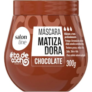 Máscara Salon Line Tô de Cacho Matizadora Chocolate 300g