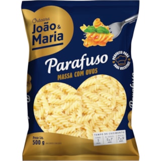 Massa de Macarrão Chácara João e Maria Parafuso 500g