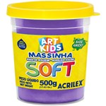Massa de Modelar Acrilex Soft  Violeta - 500g