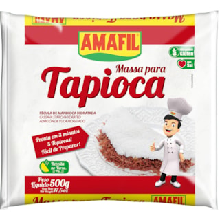 Massa de Tapioca Amafil Pronta 500g