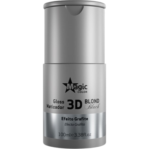 Matizador Capilar Magic Color 3D Blond Black Efeito Grafite 100ml