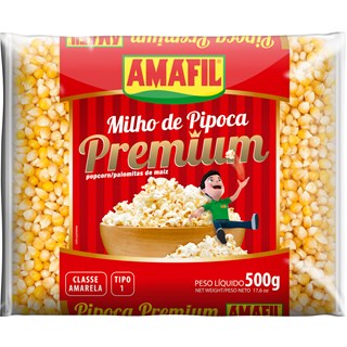 Milho para Pipoca Amafil Premium 500g