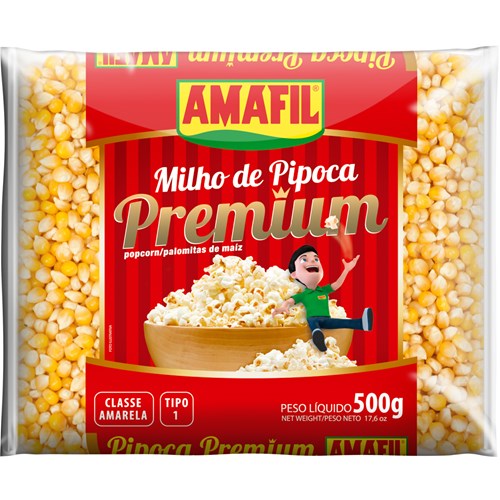 Milho para Pipoca Amafil Premium 500g