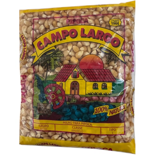 Milho Para Pipoca Campo Largo 400g