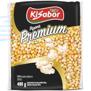Milho para Pipoca Kisabor Premium 400g