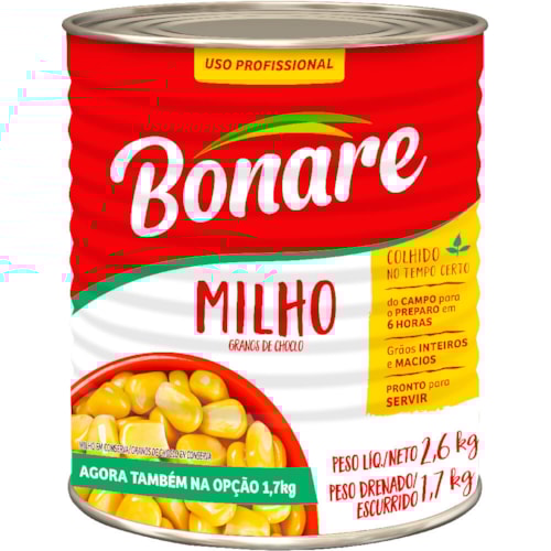 Milho Verde Bonare 1,7kg