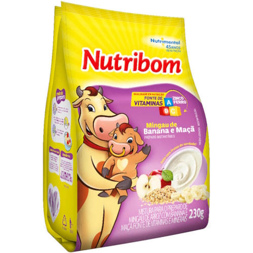 Mingau Nutribom Banana e Maçã 230g
