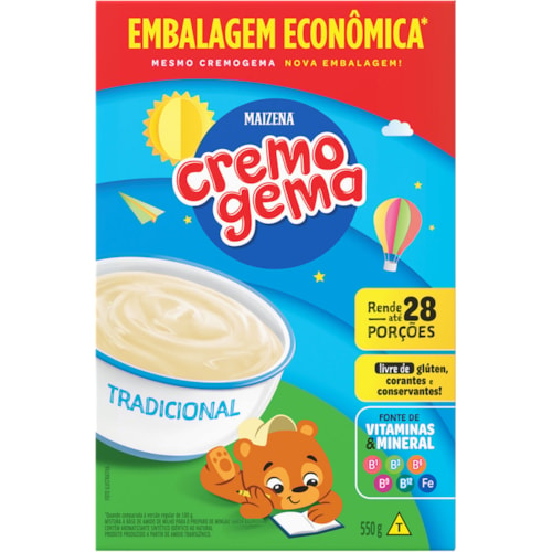 Mingau Tradicional Maizena Cremogema 550g