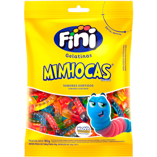 Minhocas Brilho Fini 90g
