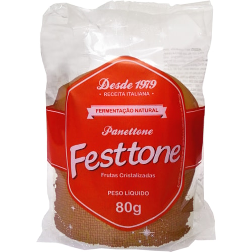 Mini Panetone Festtone de Frutas Sachê 80g