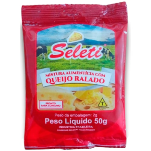 Mistura Alimentícia com Queijo Ralado Seleti 50g