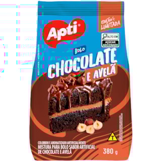Mistura para Bolo Apti Chocolate com Avelã 380g