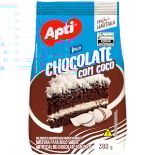 Mistura para Bolo Apti Chocolate com Coco 380g