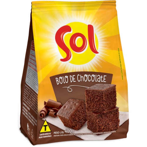 Mistura para Bolo de Chocolate Sol 400g