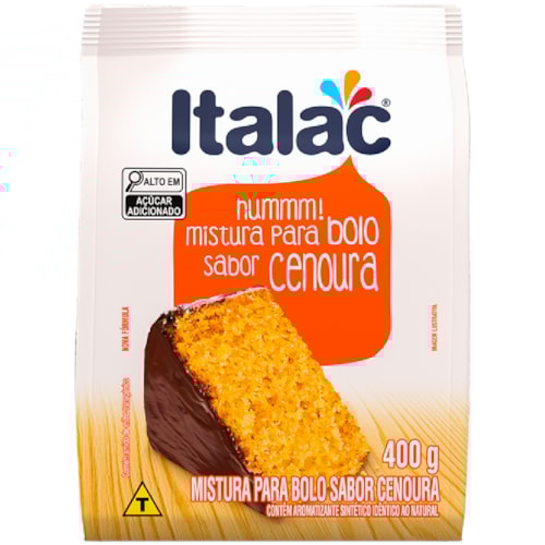 Mistura para Bolo Italac Cenoura 400g
