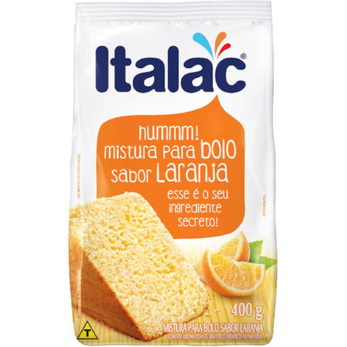 Mistura para Bolo Italac Laranja 400g