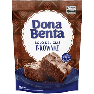 Mistura Para Bolos Dona Benta Sabor Brownie 450g