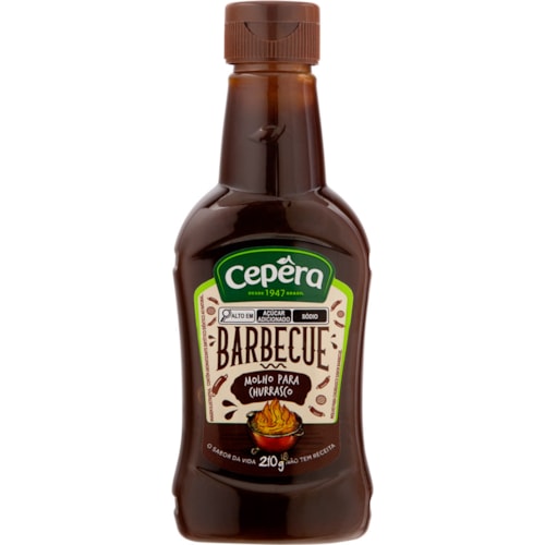 Molho Barbecue Cepêra Squeeze 210g