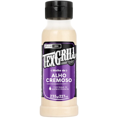 Molho de Alho Texgrill Cremoso 235g