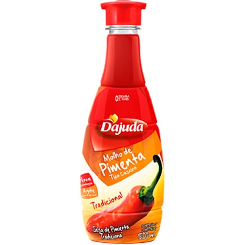 Molho de Pimenta D'Ajuda Tradicional 500ml