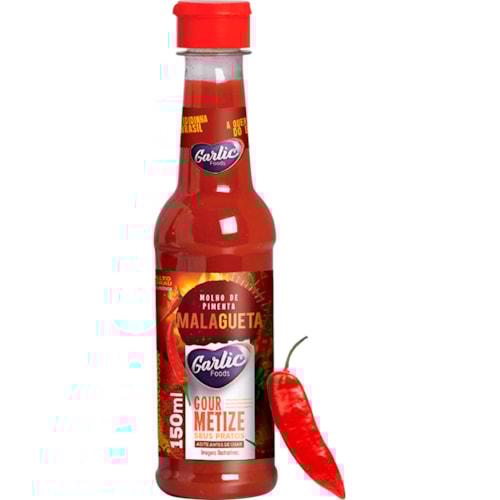 Molho de Pimenta Malagueta Garlic Foods 150ml