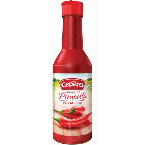 Molho de Pimenta Vermelha Cepêra 150ml