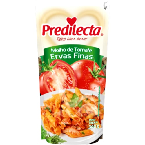Molho de Tomate Ervas Finas Predilecta 340g