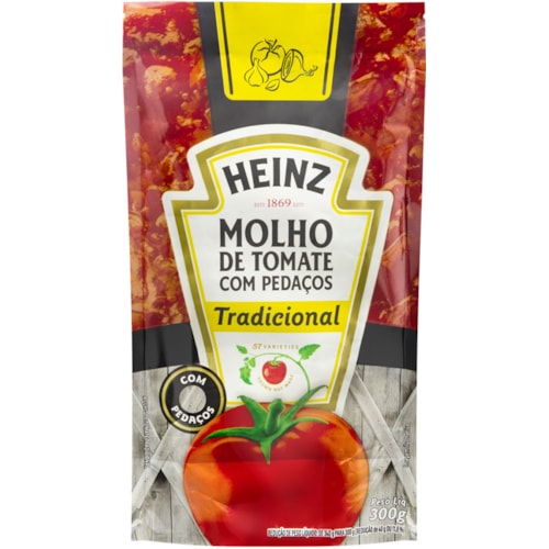 Molho de Tomate Heinz Tradicional Sachê 300g