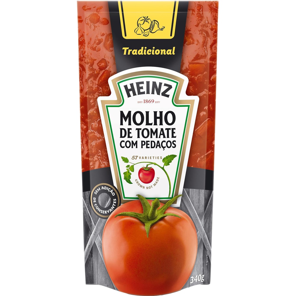 Molho de Tomate Heinz Tradicional Sachet 340g - Destro