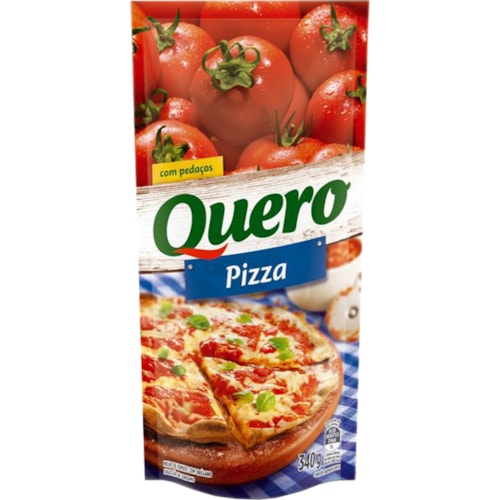 Molho de Tomate Quero Pizza Sachet 340g