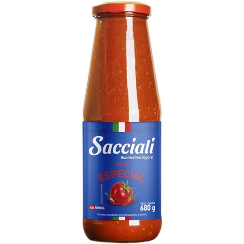 Molho de Tomate Sacciali Especial 680g