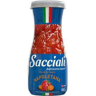 Molho de Tomate Sacciali Napoletana 530g