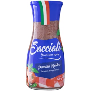 Molho de Tomate Sacciali Passata Rústica 530g