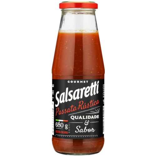 Molho de Tomate Salsaretti Passata Rústica 680g