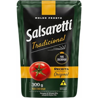 Molho de Tomate Salsaretti Tradicional Sachet 300g