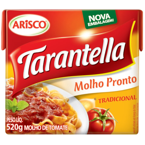 Molho de Tomate Tarantella Tradicional TP 520g