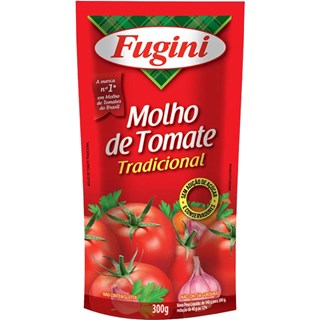 Molho de Tomate Tradicional Fugini Sachê 300g