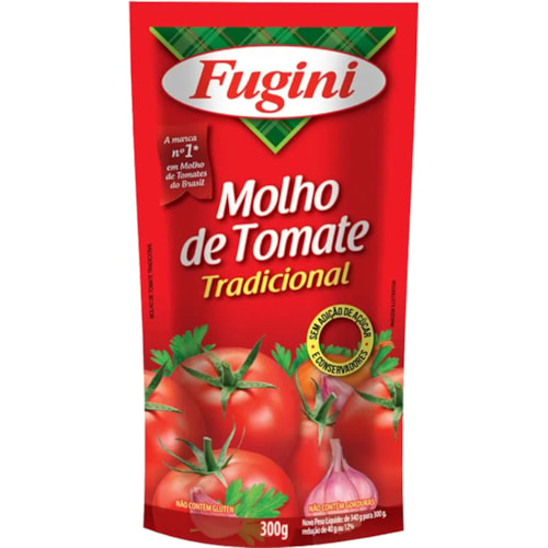 Molho de Tomate Tradicional Fugini Sachê 300g