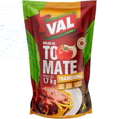 Molho de Tomate Val Tradicional 1,7kg