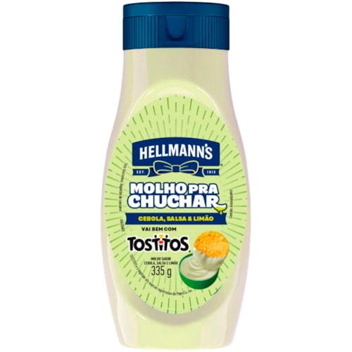 Molho Hellmann's Cebola Salsa Limão Pra Chuchar 335g