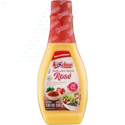Molho Kisabor Para Salada Rosé 240ml