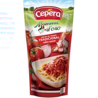 Molho Mamma D'Oro de Tomate Tradicional 340g