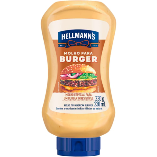 Molho Para Burger Hellmann's Squeeze 230g