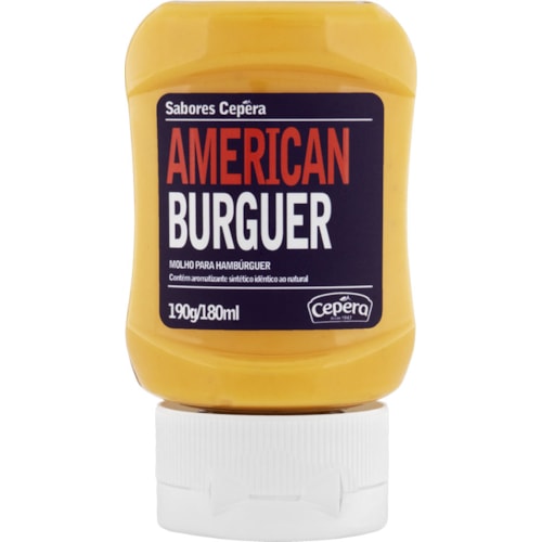 Molho Para Hamburguer Cepêra American Burguer Squeeze 190g