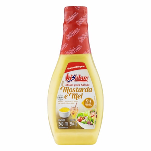 Molho para Salada Mostarda e Mel Kisabor 240ml